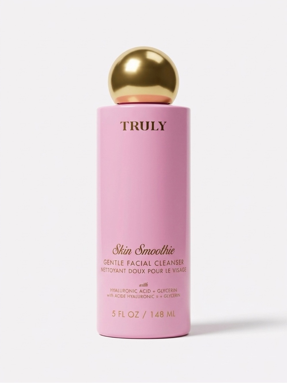 TRULY Pink Gentle Facial Cleanser with Gold Cap